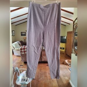 Grey leggings maternity xl